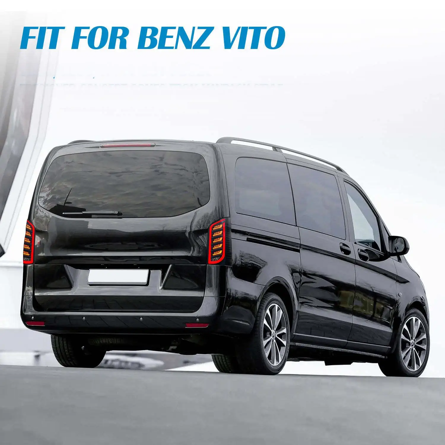 Светодиодные задние фонари для Mercedes Benz W447 VITO 2016-2022 последовательные указатели