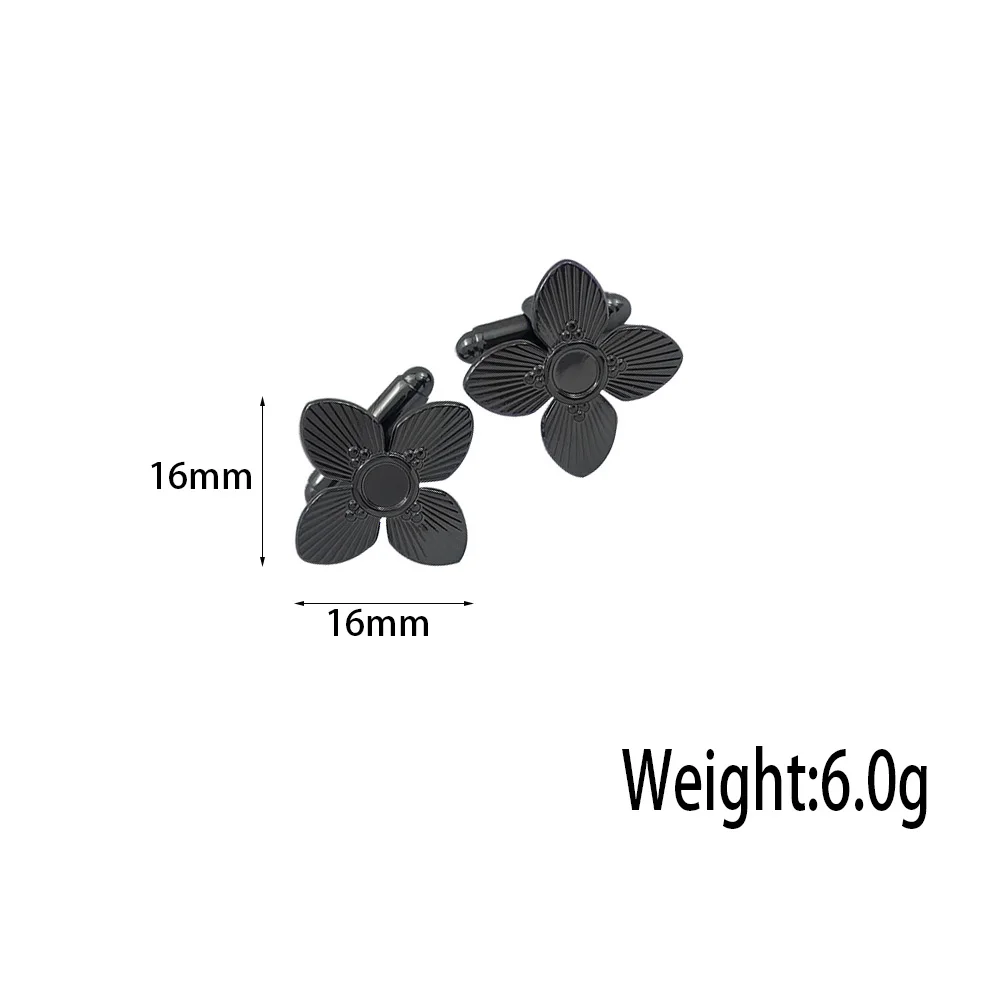 

Stainless Steel Flower Cufflinks for Women New Personalise Design French Shirt Cuffs Mens Suit Accessories
