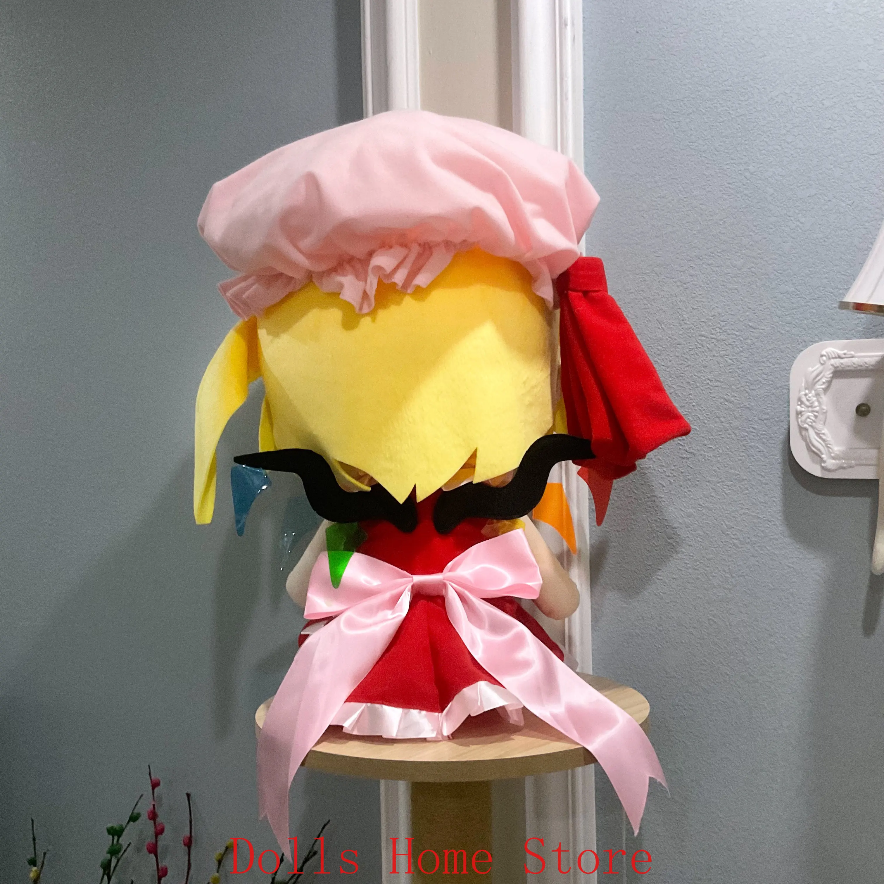 Плюшевая фигурка Фландр Скарлет из Touhou Project, 50 см, аниме, кавайная девочка, плюшевая подушка в сидячей позе, мультяшная модель, рождественский подарок (art.: 3920da7ebea67) - 3920da7ebea67