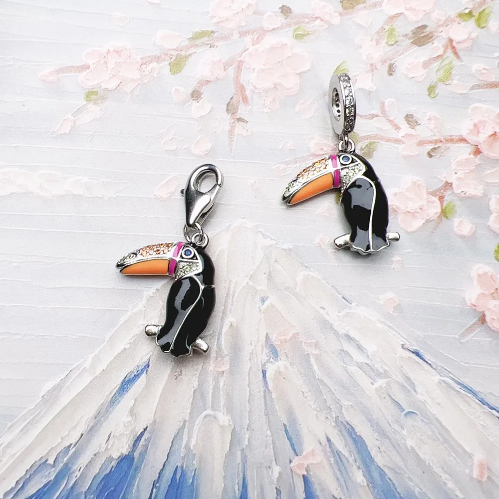 Красочные Подвески Touca в европейском стиле из чистого серебра 925 пробы милые