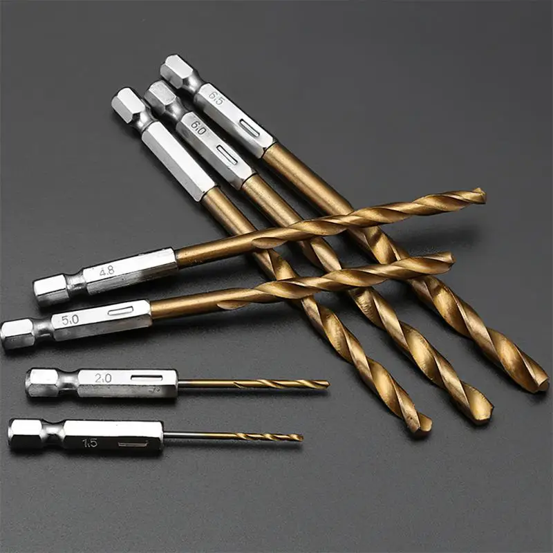 

Durability Mini Extractor Drill Wear Resistance Woodworking Screwdriver Twist Drill Bit Hss Titanium Metal Tool Multipurpose