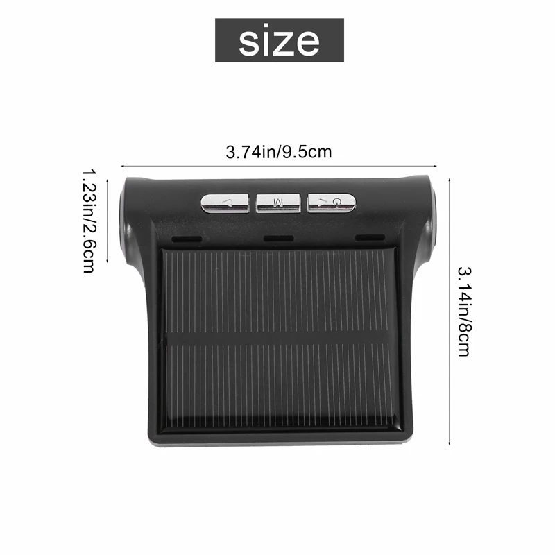 Солнечная Tpms Автомобильная система контроля давления в шинах Автоматическая