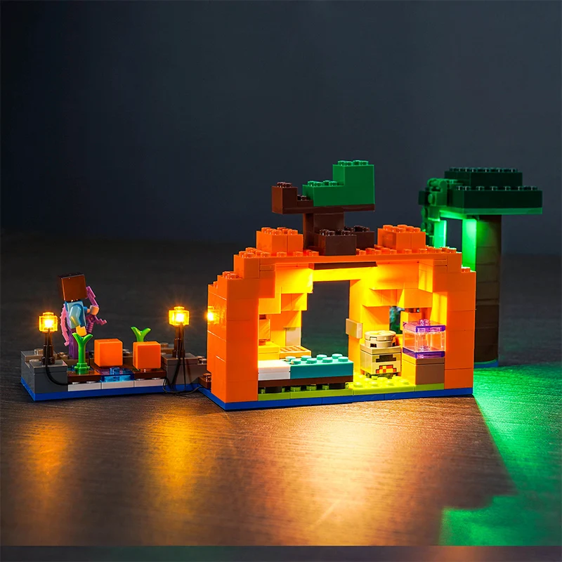 Строительный блок для тыквенной фермы освещение только в комплекте