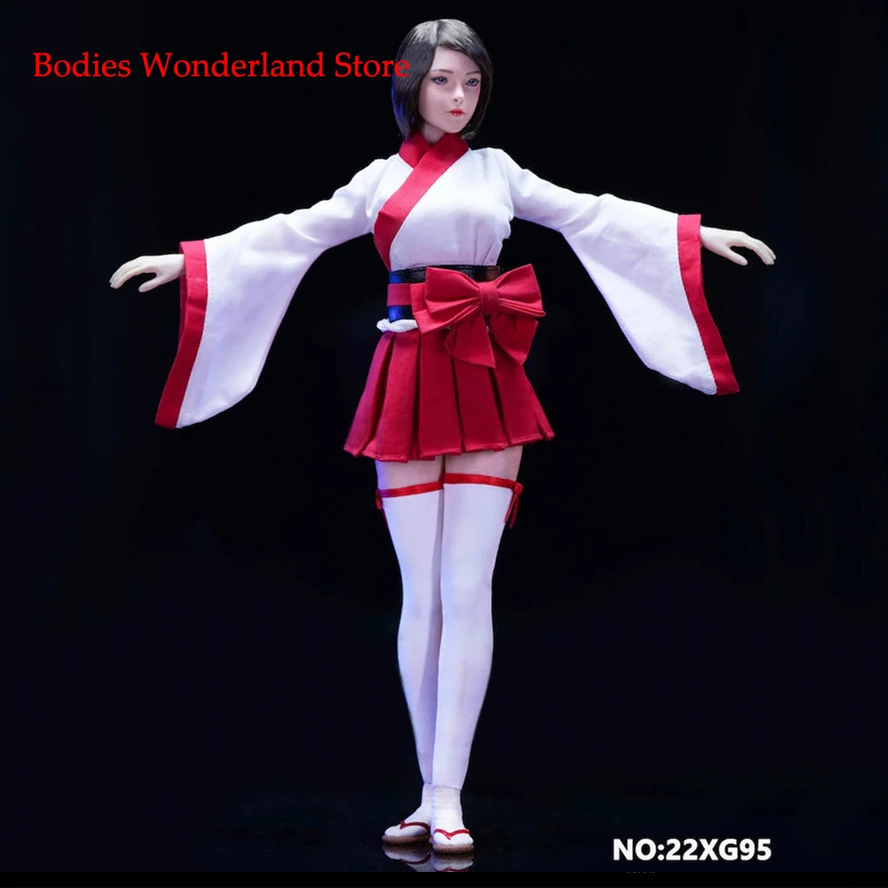 

VSTOYS 22XG95 1/6 Scale Fox Fairy Traditional White Long Sleeved Coat Pleated Skirt Witch Clothes Costume for 12'' Action Figure