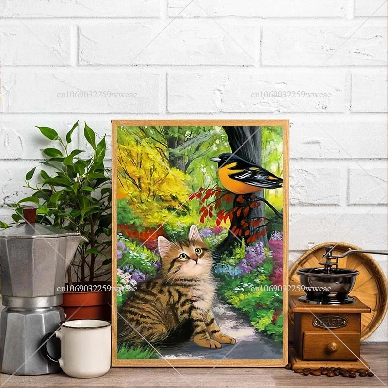 Алмазная мозаика с животными фермы – Полная алмазная вышивка коровой свиньей