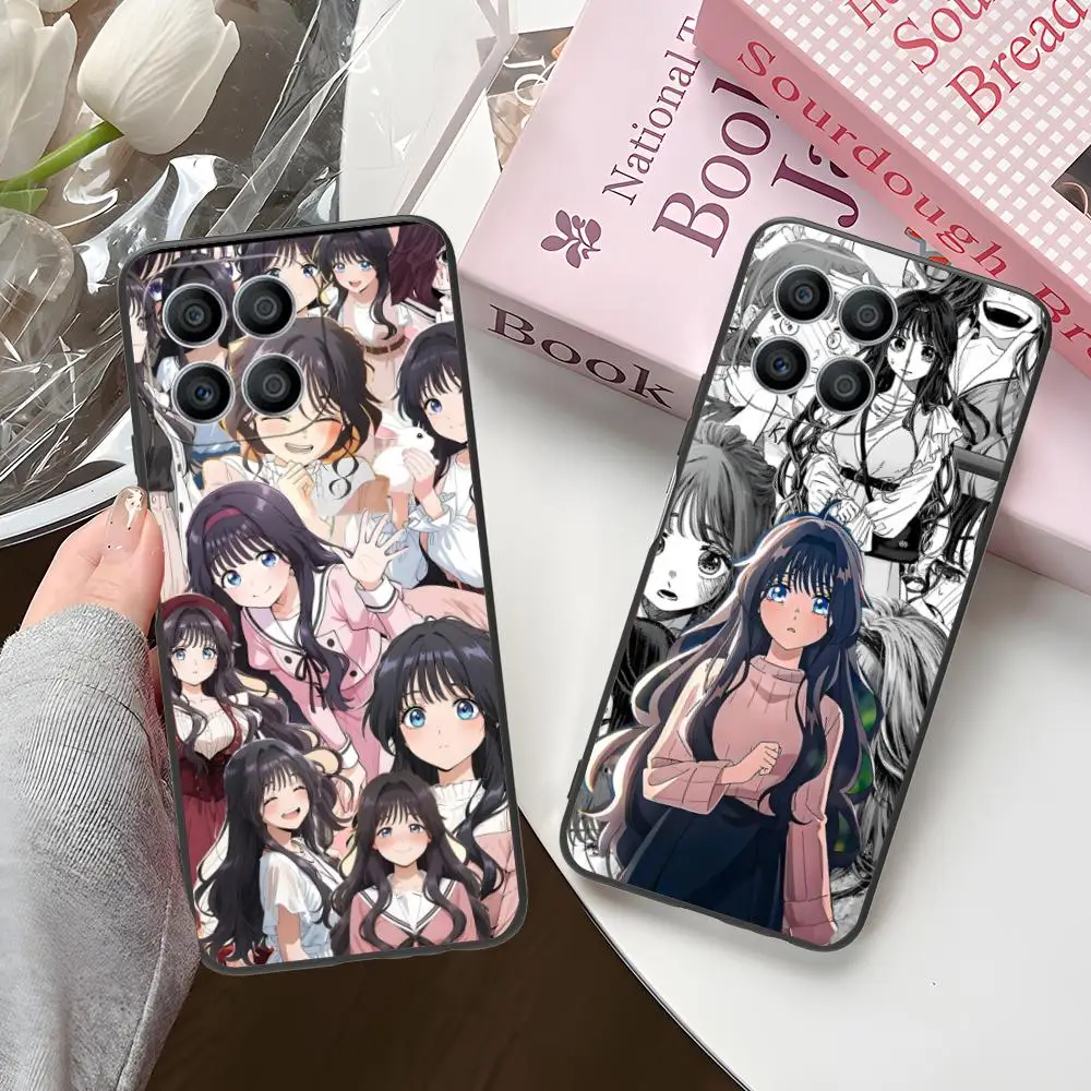 Фото Чехол для телефона с изображением аниме Waguri Kaoruko для Honor 90 80 70 60 50 30 20 10 9 8 7 Pro S SE Lite 5G, мягкий противоударный чехол из ТПУ №2