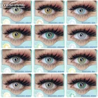 Цветные контактные линзы EYESHARE, 1 пара, естественный цвет ed, разные цвета, красота, зрачки, ежегодные контакты для глаз, косметика, контакты для макияжа