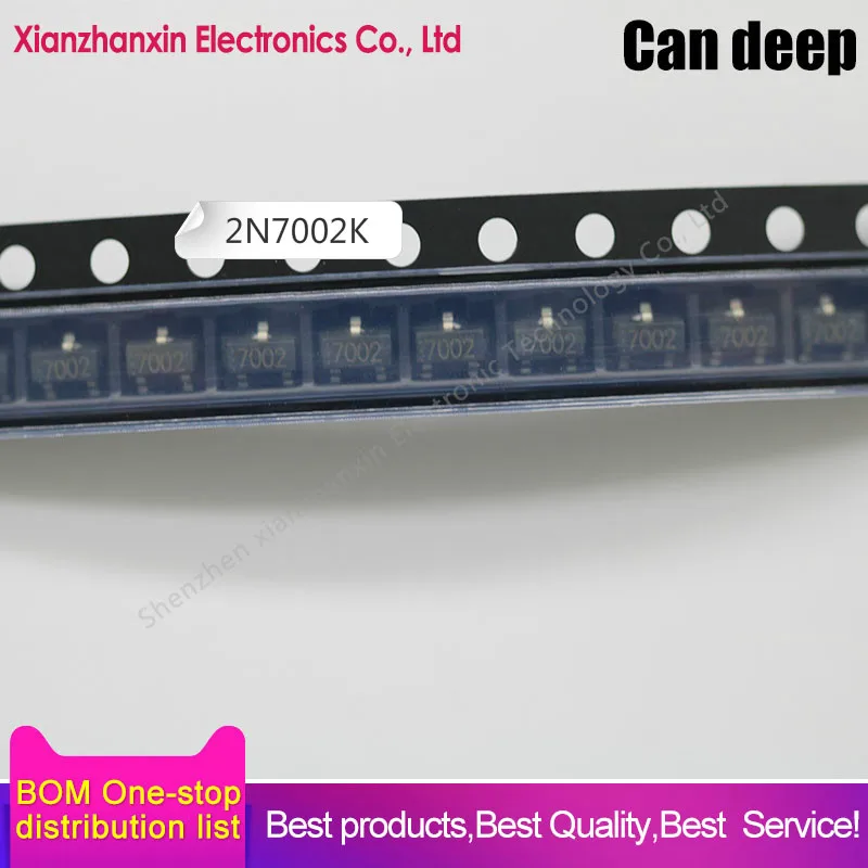 

10 шт./лот 2N7002K-7 экранная печать K7 * SMD triode SOT23 2N7002K-7-F