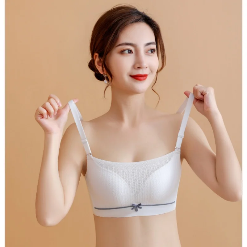 

New Breathable Latex Sexy Underwear for Women Push up Accessory Breast Push up Beautiful Back Underwired Bra Adjustable Bra Set
