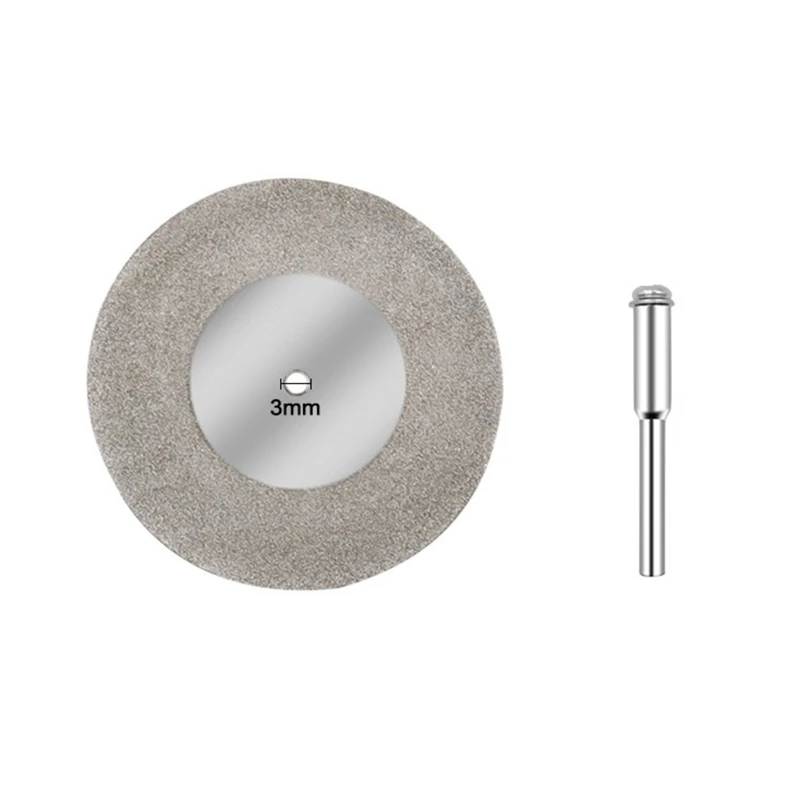 

Алмазный режущий диск 50/60 мм, шлифовальный круг, круговое сверло с хвостовиком 3 мм, вращающийся инструмент