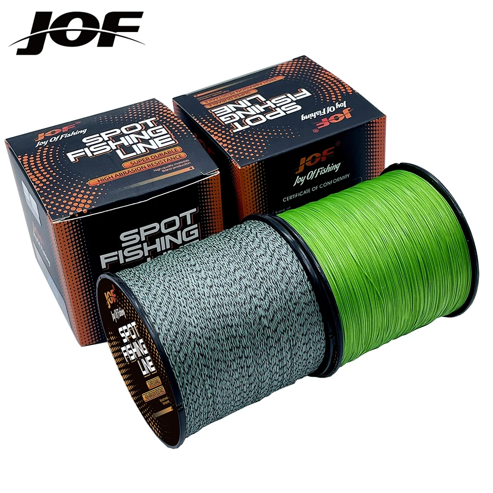 

JOF X8 Braided Fishing Line Length:300m Diameter:0.14mm-0.5mm Size:18-78lb 8.2-35.8kg PE Braided Line Floating Line Colorfast