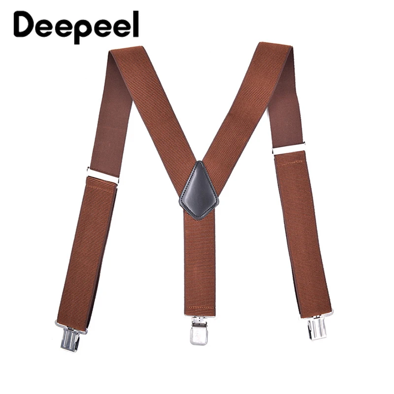 

Мужской модный ремень Deepeel 5*120 см, 1 шт., металлическая пряжка с зажимом, стрейчевый Мужской бандаж, деловые аксессуары для брюк