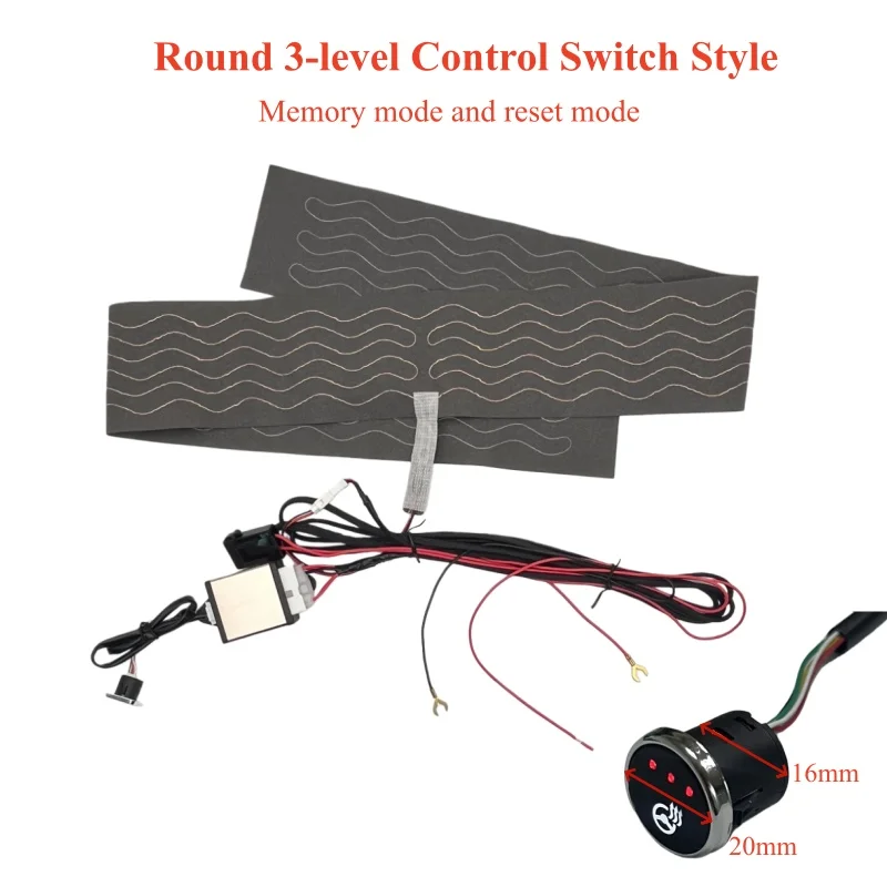 

Универсальный Подогреватель Руля Автомобиля 12В 65Вт, Корпус Из Сплава, Многоуровневое Управление Переключателями