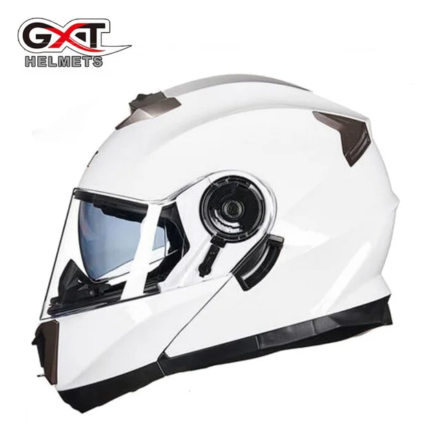 Men's Motocross Helmet Winter Anti-fog visor GXT Motorcycle Flip Up helmets Protective Gear Double Lens Accessories 5