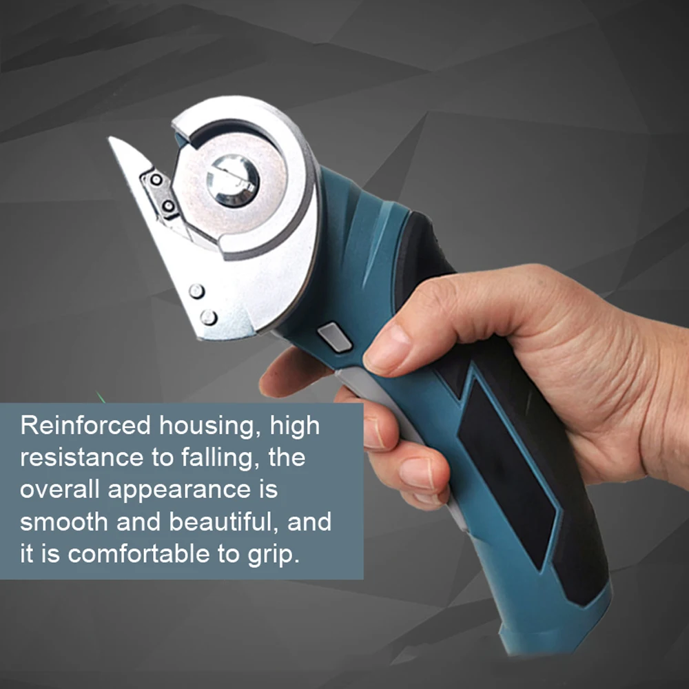 

Handheld Wireless Electric Scissors Cloth Cutter Brush Motor Portable Fabric Cutting Machine Paperboard Leather Plastics Trimmer
