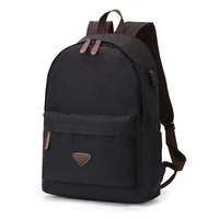 brief usb dense water resistant fabric backpacks solid color bags superior leisure classic design durable new trend strong