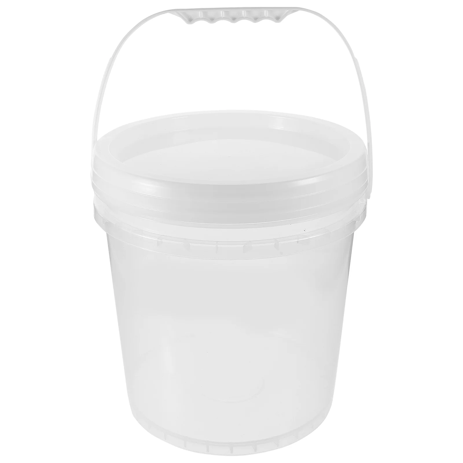 

Plastic Paint Bucket Container Pigment Food Grade Buckets Painting Bin Empty Round Washing Powder