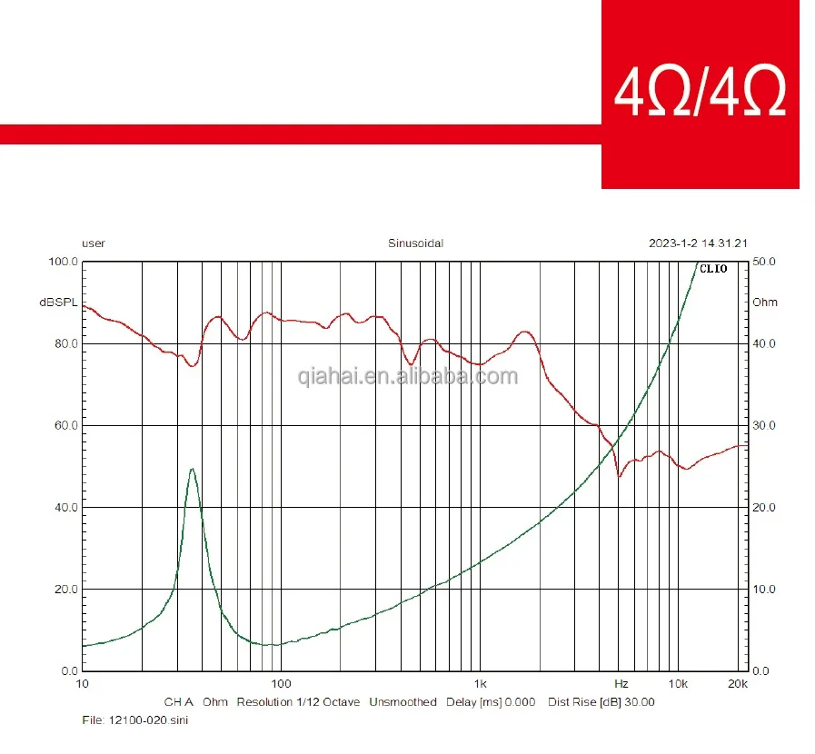 QiaHai аудио автомобильный сабвуфер 12-дюймовый сплит с питанием rms 2000 Вт 4000 динамик