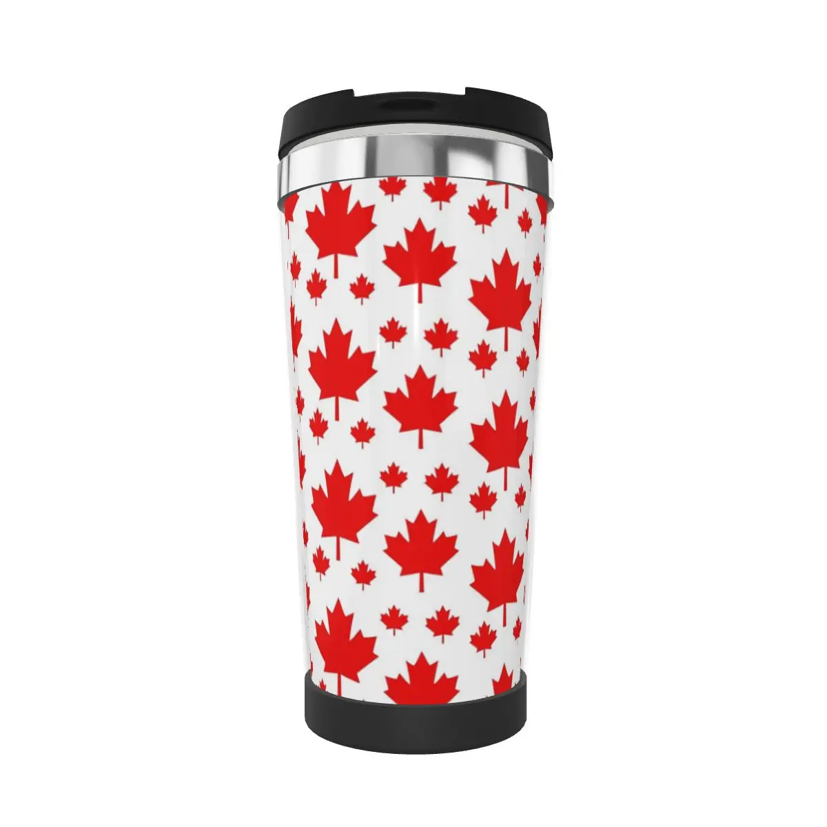 

Double Insulated Water Cup Canada Maple Leaf Flag Emblem (2) Unique R333 Heat Insulation tea cups Thermos Mug Funny Novelty