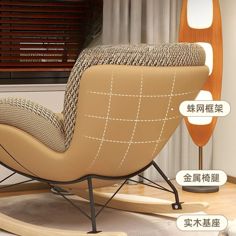 Фланелевое современное кресло с откидной спинкой комфортный дизайн балкон