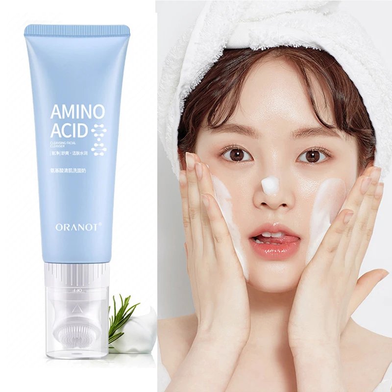 

LAIKOU Amino Acid Foam Facia Cleanser Nourishing Cleanser Deep Cleaning Moisturizing Whitening Anti-Spots Skin Beauty Care Wash