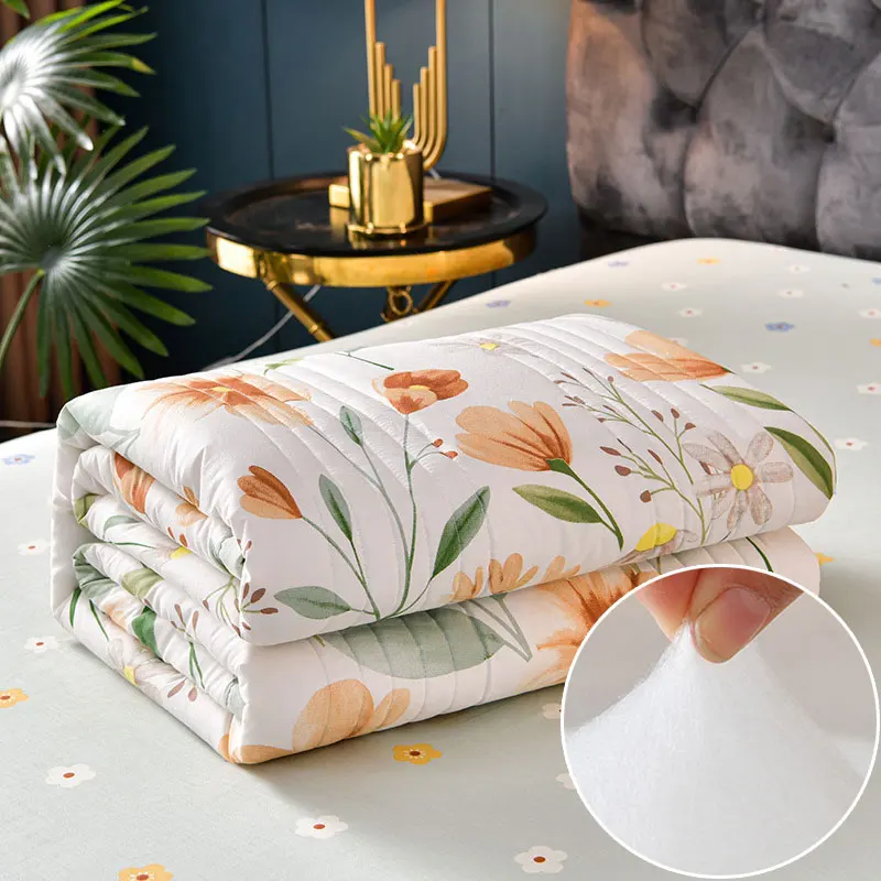 

Throw Blanket Summer Air Conditioning Quilt Soft Blankets for Kids on The/Bed/Sofa/Plane/Travel Bedding Washed Cotton Comforter