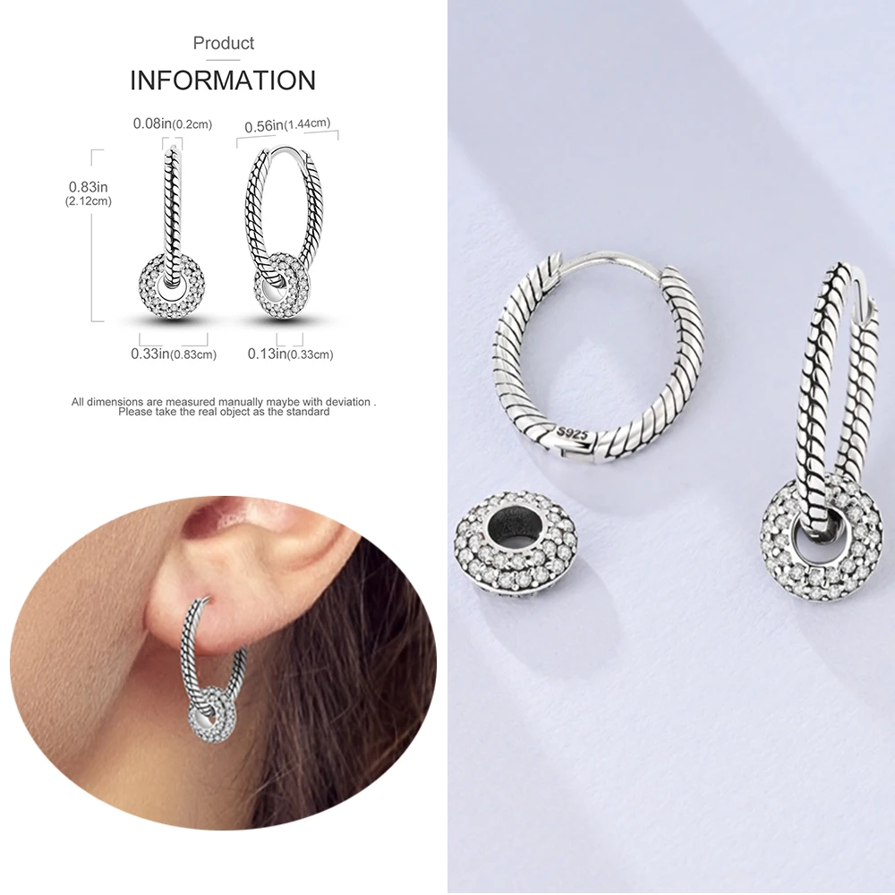 Серьги-подвески в ретро стиле