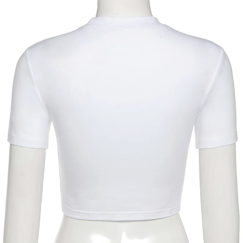 Уличная одежда белая футболка с графическим принтом и коротким рукавом 1920-х