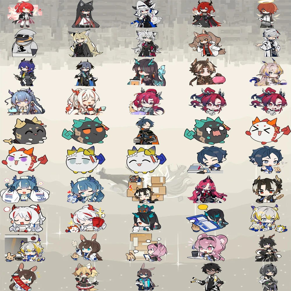 

50 шт. водонепроницаемые наклейки Arknights