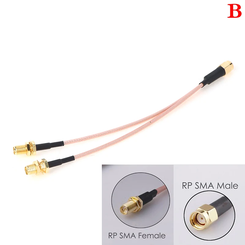 

SMA в 2X SMA Male Female Y Type сплиттер-Сумматор Jumper Cable Pigtail SMA MALE/ FEMALE 2X SMA MALE/FE Connector MALE