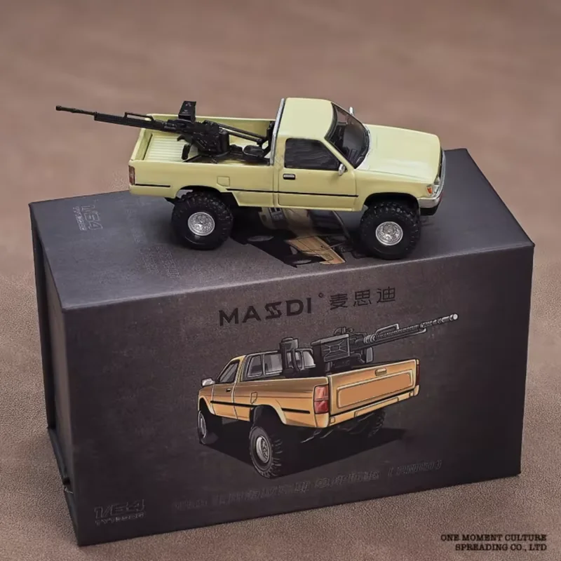 MASSDI масштаб 1:64 HILUX LN107 RN80 пикап внедорожник модель автомобиля из сплава статическое украшение коллекционные подарочные игрушки (art.: 3920d1ffef920) - 3920d1ffef920