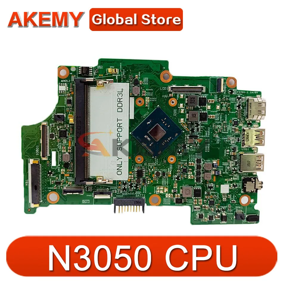 

Оригинальная материнская плата для ноутбука DELL Inspiron 3152 3157 Celeron N3050 системная плата CN-08R7VD 08R7VD 14274-1 SR29H