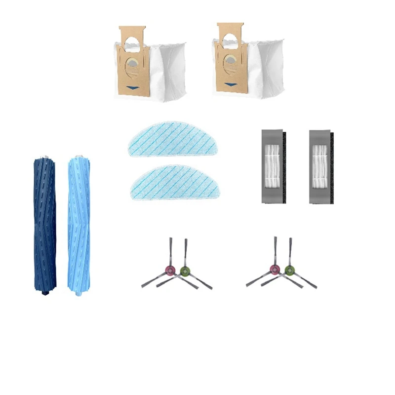 

Основная щетка, боковая щетка, HEPA фильтр, чистящие швабры, тканевые пылесборники для Ecovacs T9AIVI аксессуары для робота-пылесоса