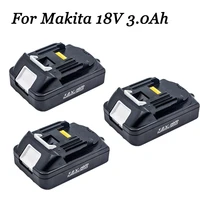 leelinci for makita 18v 3000mah lithium battery pack replacement drill lxt400 194205 3 194309 1bl1815 18650 li ion batterie