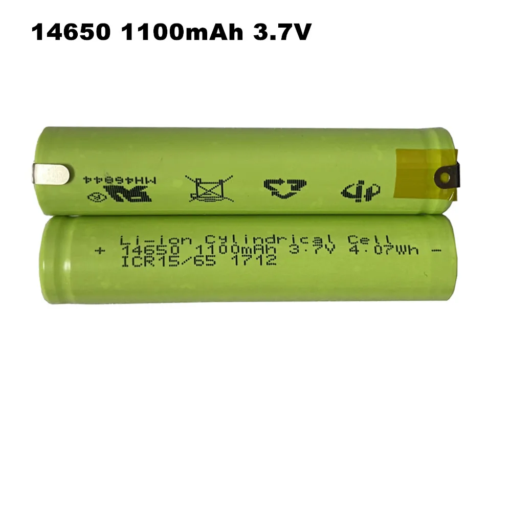 Фото 3,7 В 14650 Аккумулятор с паяльными пластинами для SOOCAS V1 V2 X3 X3U X5 D2 D3 Sonic Electric Зубная щетка светодиодный фонарик рация №1