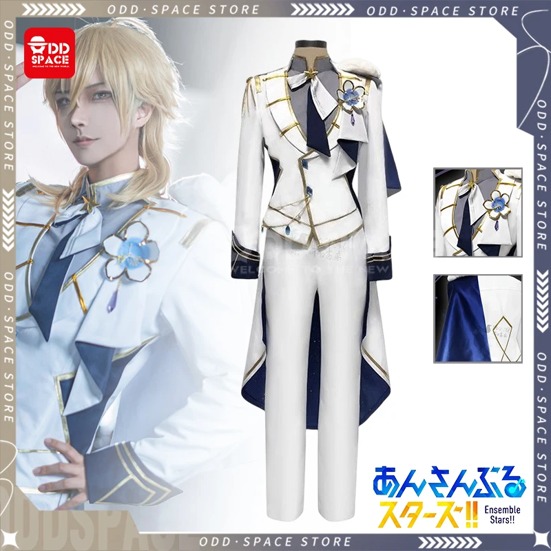 

Костюм для косплея Ranka, аниме «ансамбль звезд», костюм для косплея, белая униформа для мужчин, подарок на Хэллоуин