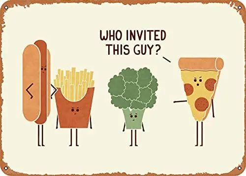 

Party Crasher Vintage Look Metal Sign Patent Art Prints Retro Gift 8x12 Inch