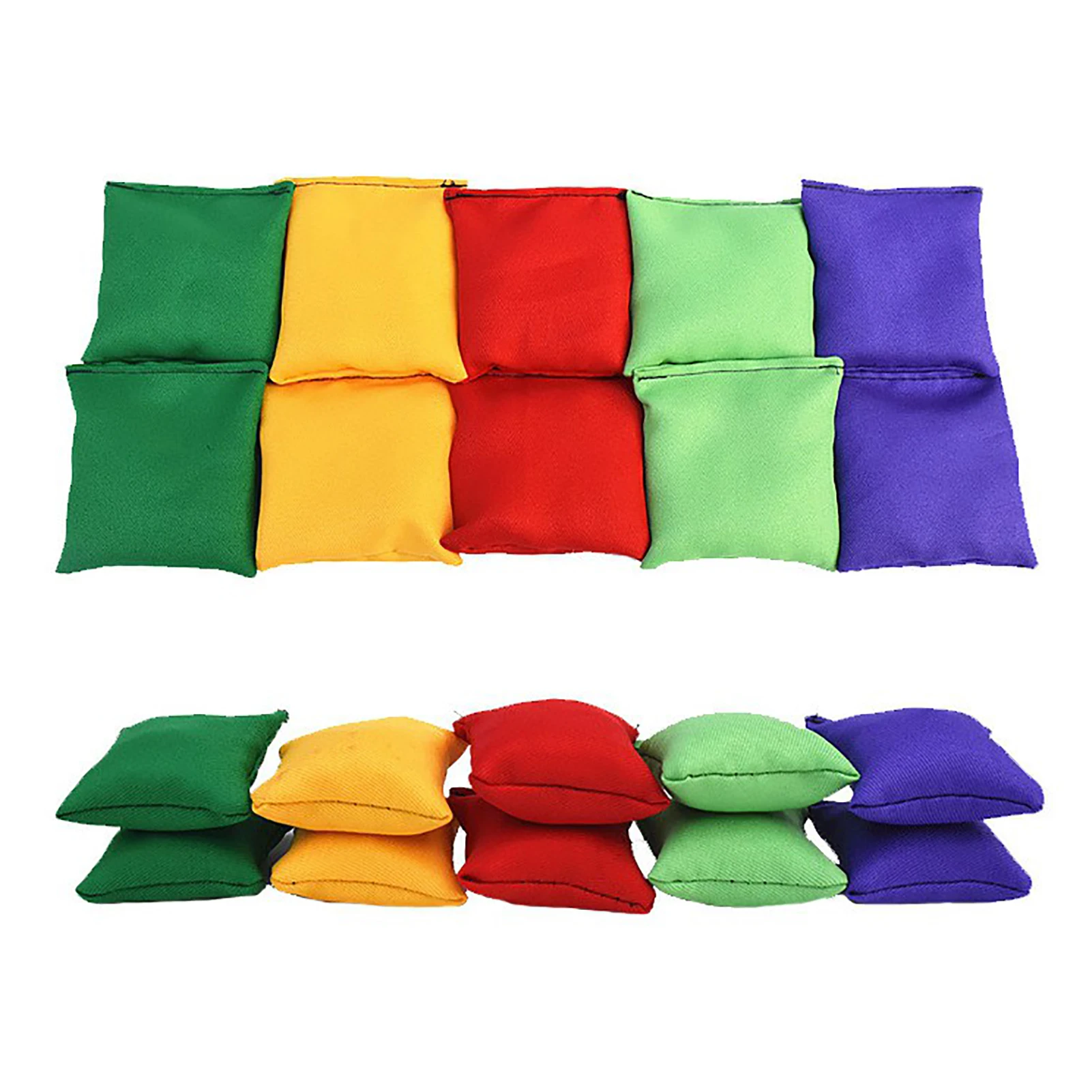 

10pcs Bean Bag Toss Game Set Throwing Sandbags Game Fun Sports Outdoor Family Outdoor Indoor Educational Play Toys Game