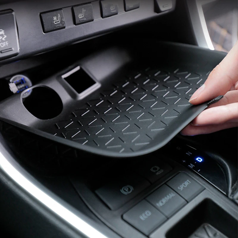 

Gate Slot Cup Mat For Toyota RAV4 Non-Slip Door Groove Pad Car Interior Accessories Coaster Auto Parts