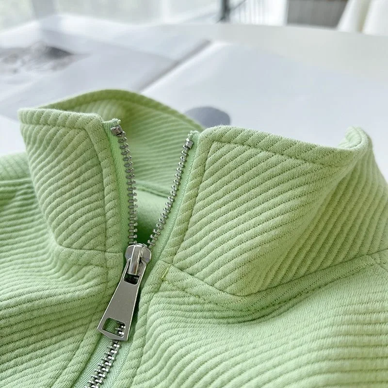 2023 new spring Korean zip jacket short golf suit women's baseball net jacket jacket jacket high quality