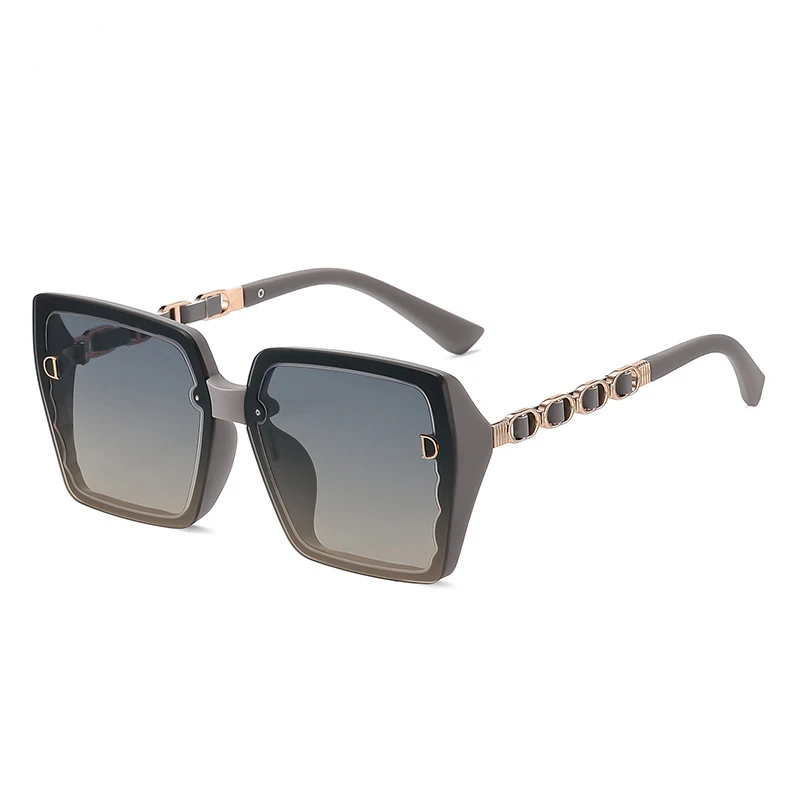 2024 новые модные квадратные солнцезащитные очки женские брендовые дизайнерские