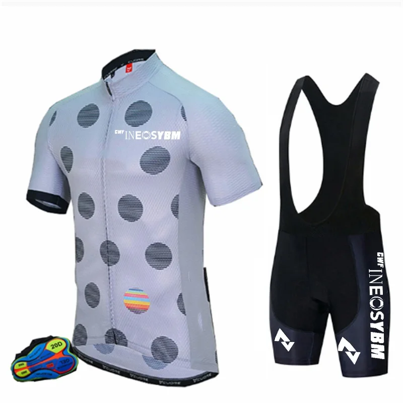 

Men's Short Sleeve Cycling Jersey With Bib-short 2022 New Cycling Set Breathable Bicycle Uniform Racing Sport Mountain Bike Suit