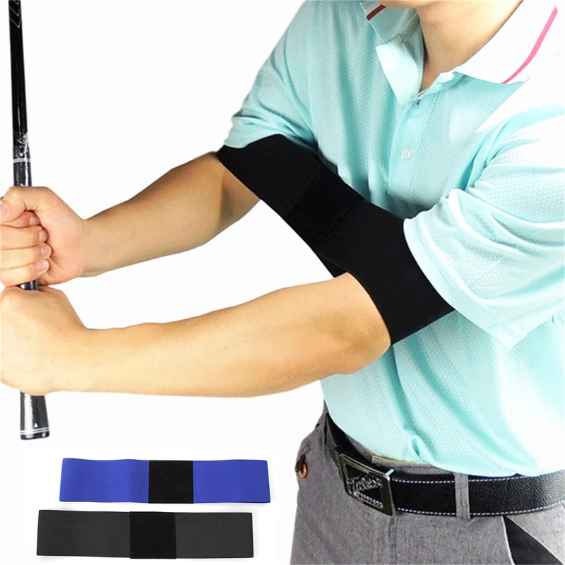 

Golf Swing Trainer Arm Belt Professional Elastic Gesture Alignment Training Aid Golf Sports Accessory
