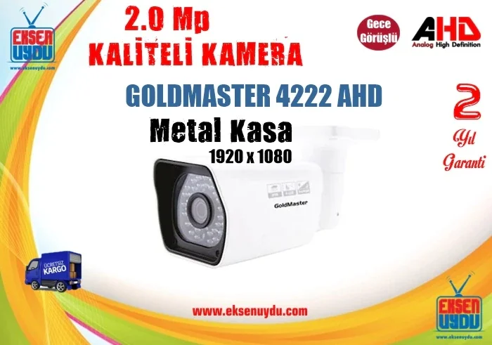 Камера Goldmaster GHC-4222RF 2 МП 3 6 мм IR BULLET AHD | Безопасность и защита