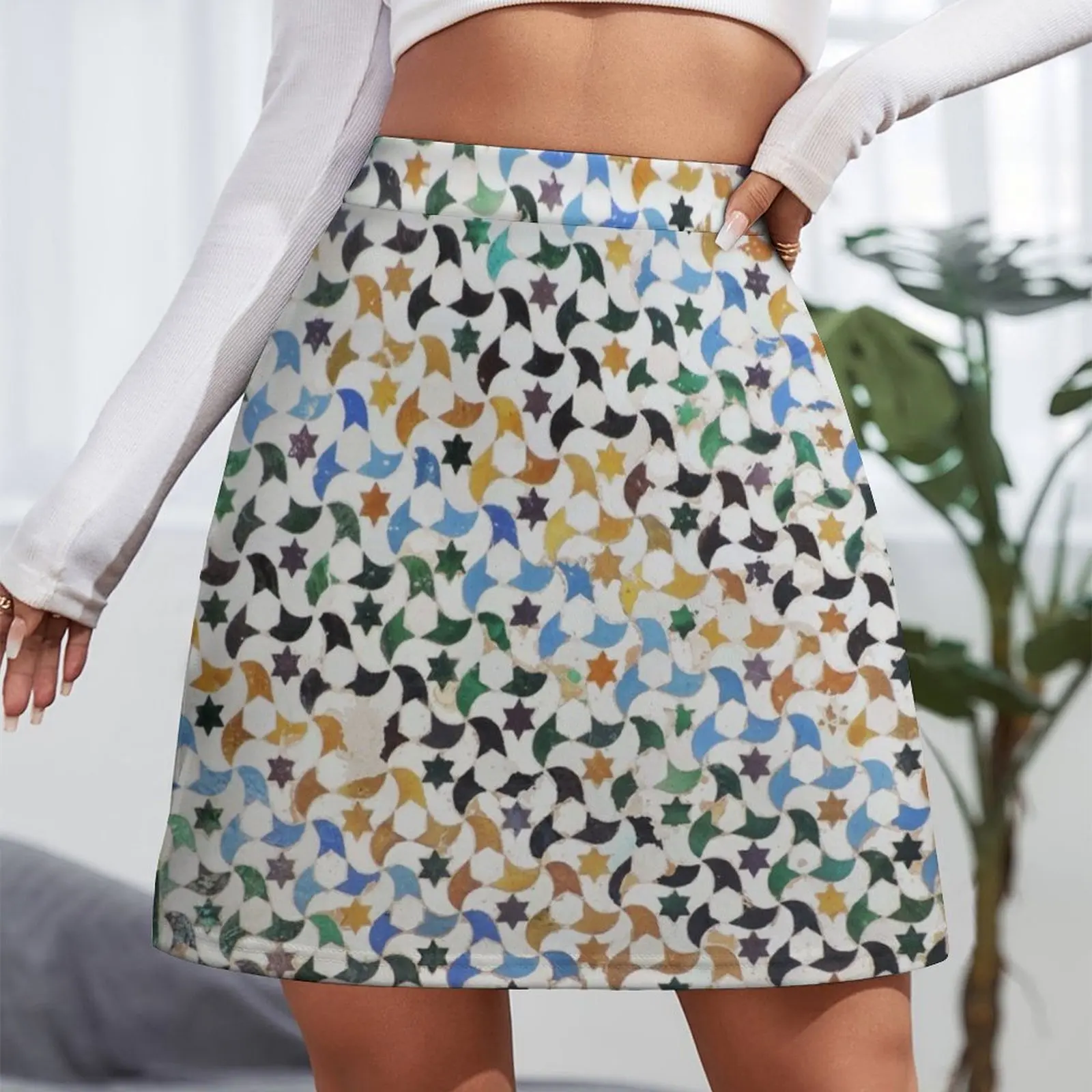 Мозаика Альгамбра – Альгамбра. Гранада Испания Мини-юбка kpop женское летнее