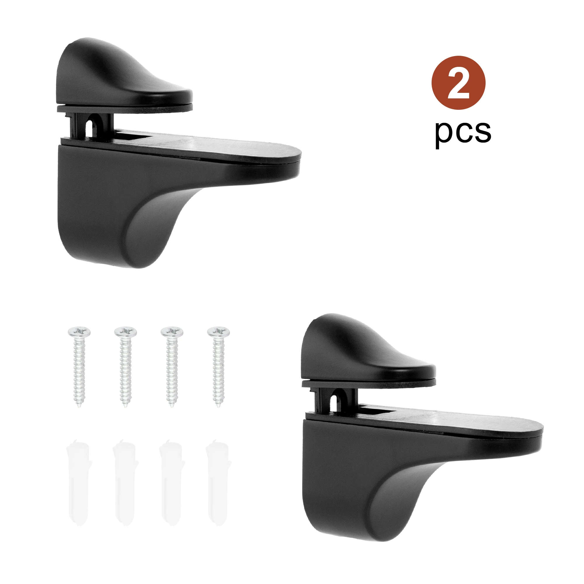 

2 шт., регулируемые кронштейны для полок Keenkee из цинкового сплава