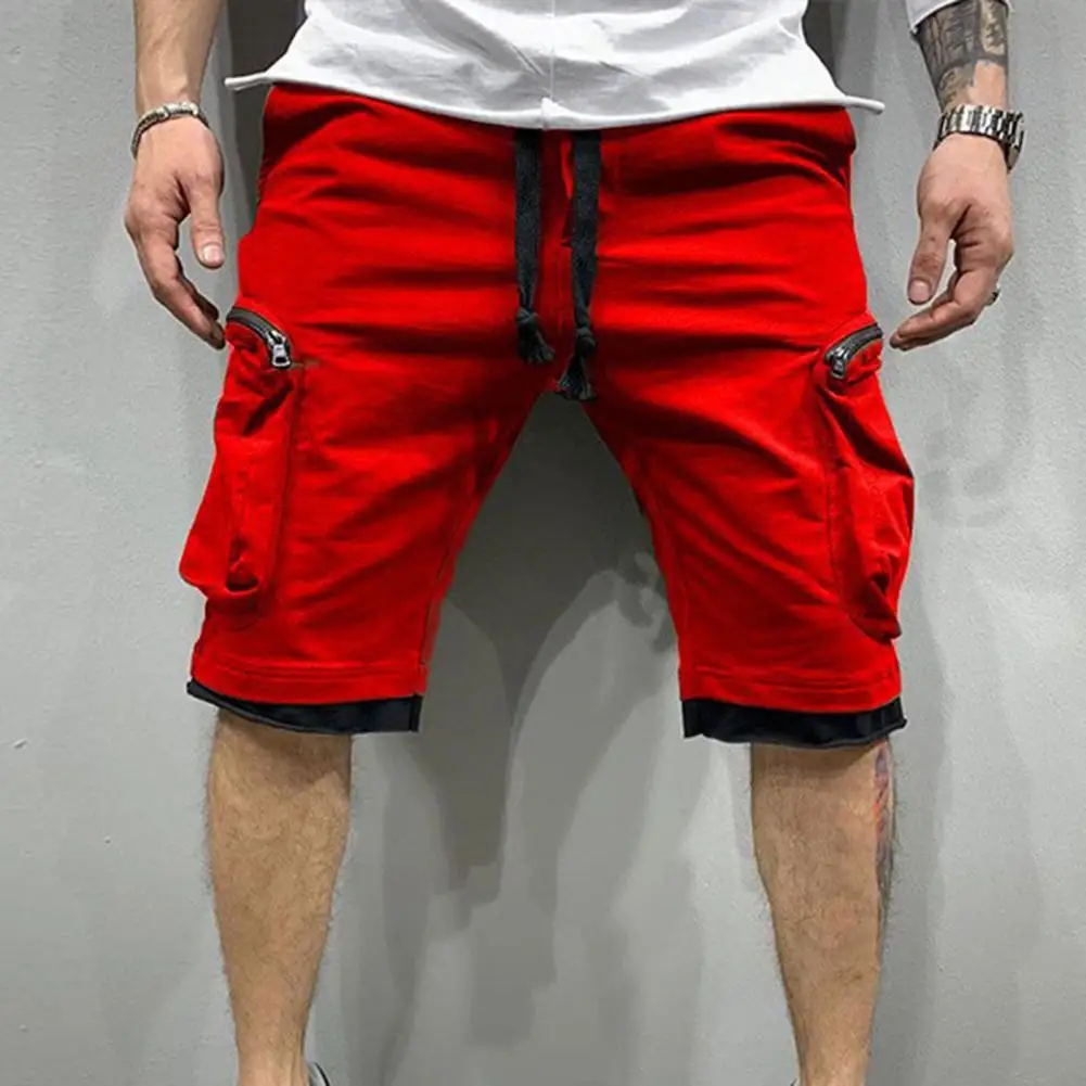 

Шикарные летние шорты на молнии, уличная одежда, дышащие шорты-карго со средней талией