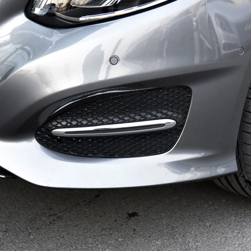 Lewy prawy przedni zderzak samochodowy Kratki przeciwmgielne Ramka lampy przeciwmgielnej Osłona kratki Listwa wykończeniowa do Mercedes Benz W246