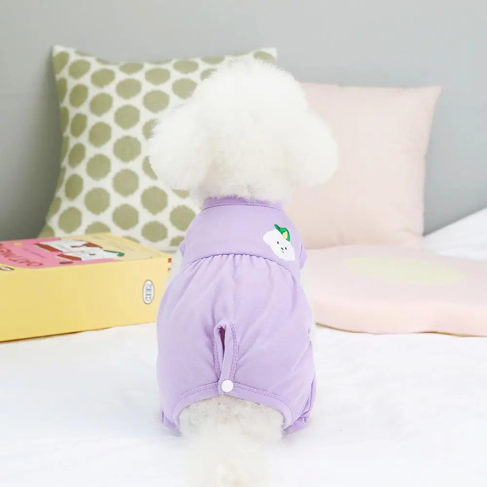 

Красивая одежда для хирургии щенков, реабилитационная одежда, костюм для стерилизации домашних животных, эластичный, противолизующий