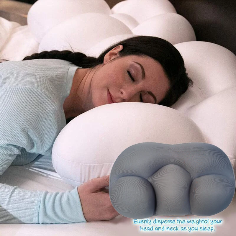

Egg Sleeper All-round Sleep Pillow Neck Head Massager Sleeping Memory Foam Cushion Assisting Sleep Health Neck Hump Corrector